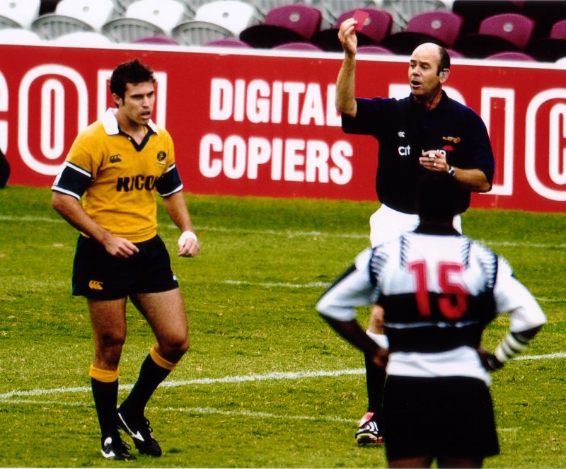 Brock James - red-card