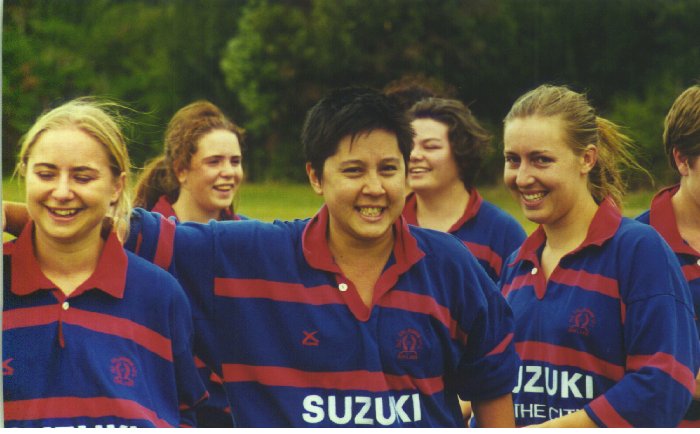 Part of Womens' team 21st April 2001